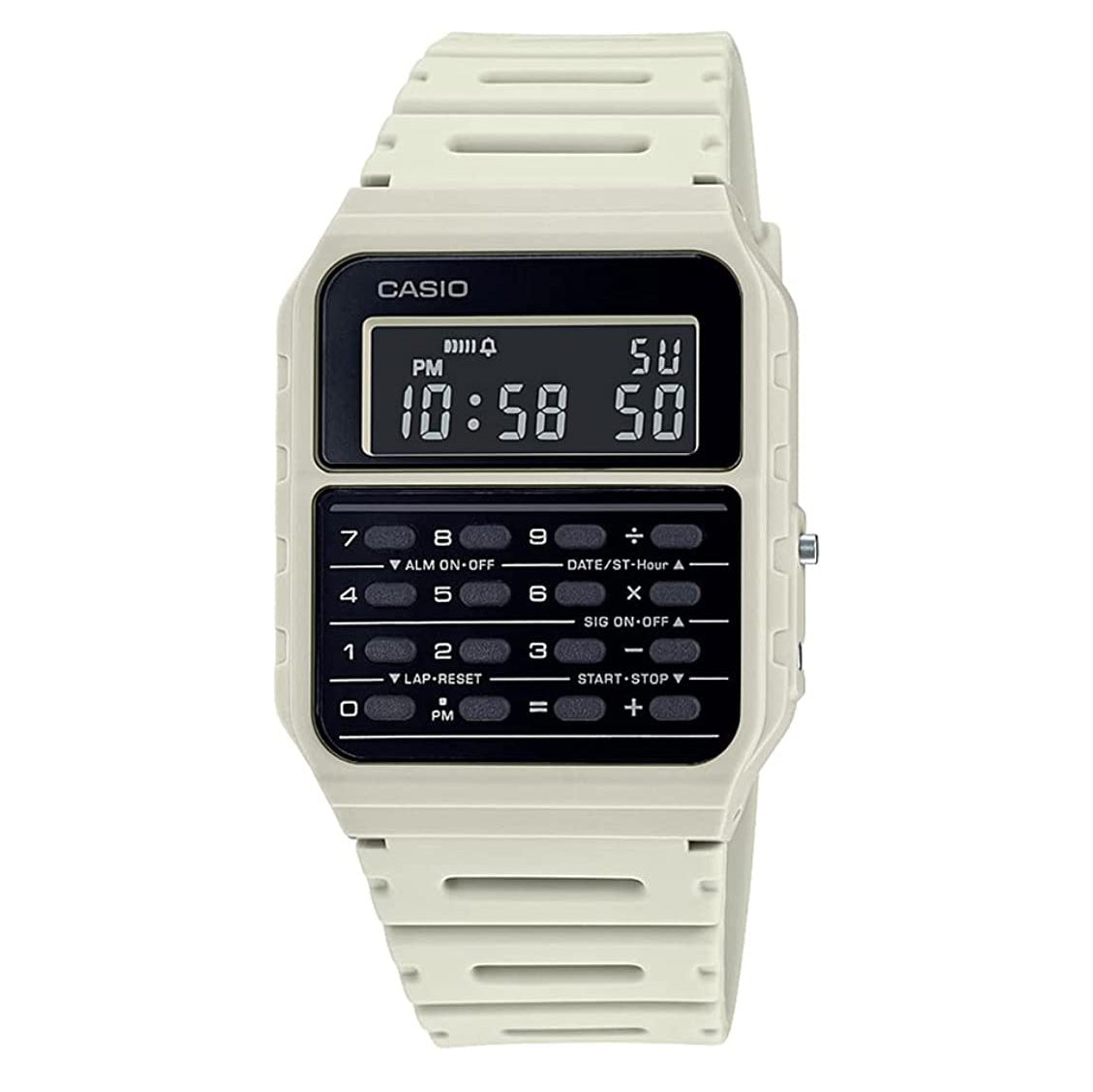 Casio Watch Data Bank Calculator White