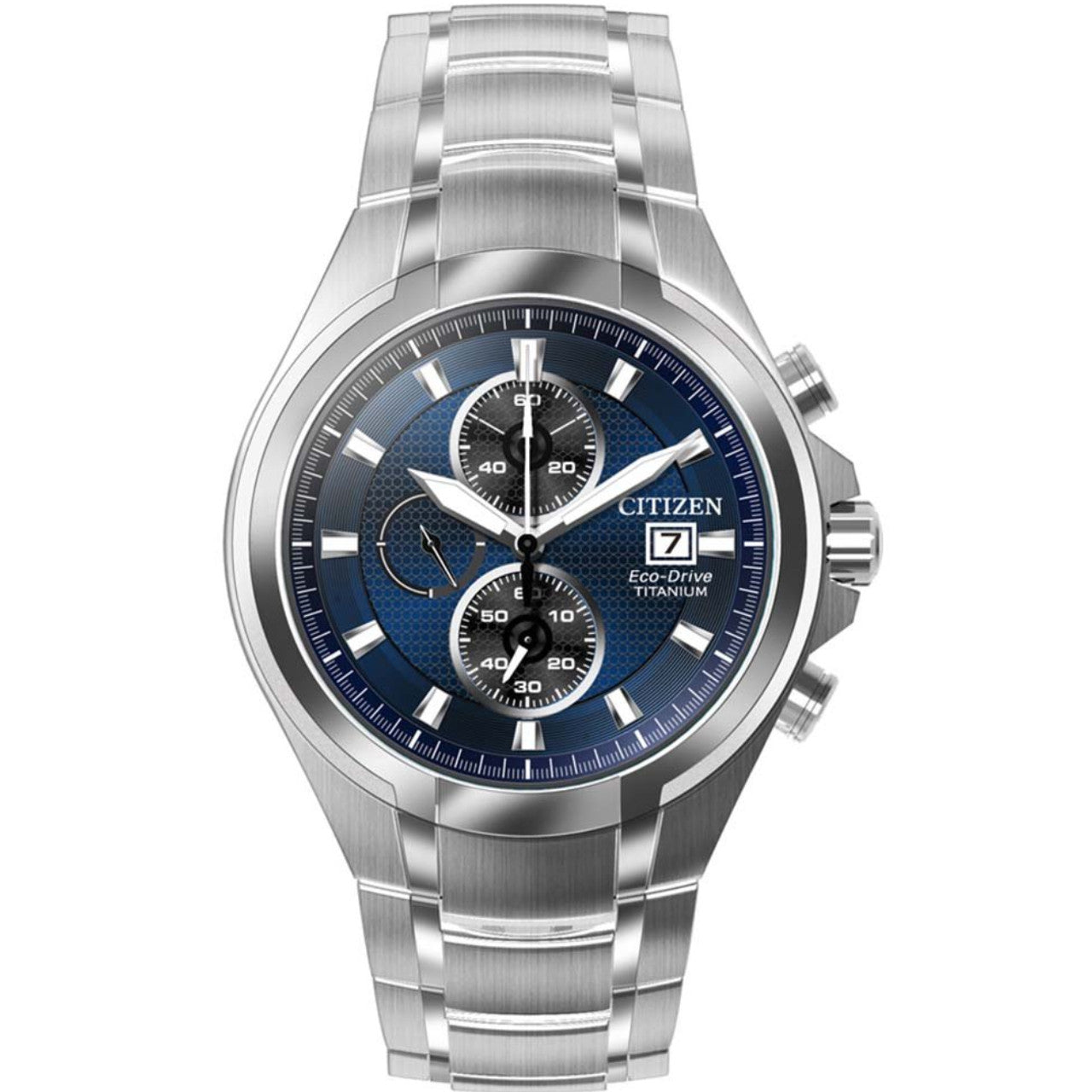Citizen Men's Watch Eco-Drive Titanium Blue