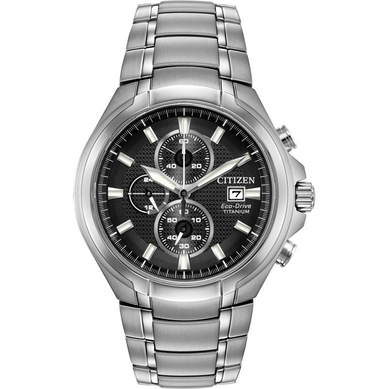 Citizen Men's Watch Eco-Drive Titanium Black