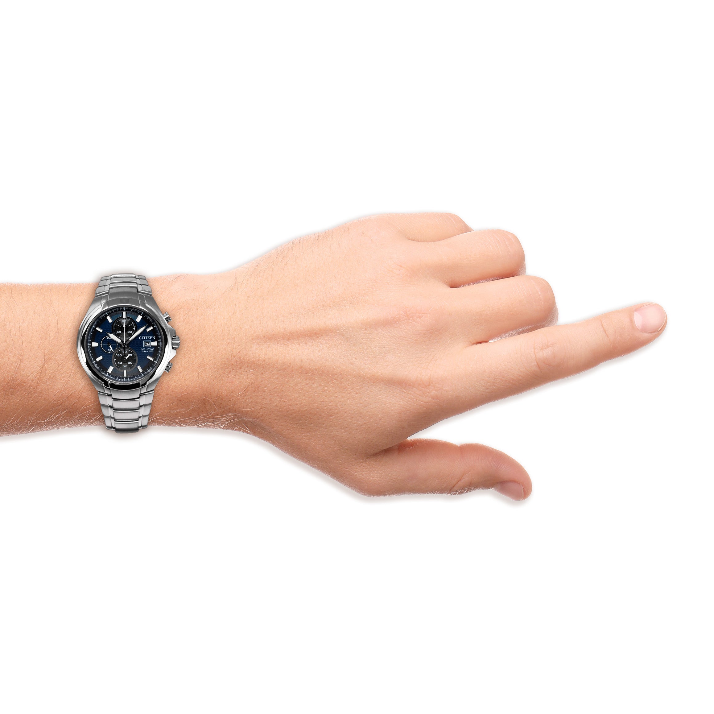 Citizen Men's Watch Eco-Drive Titanium Blue