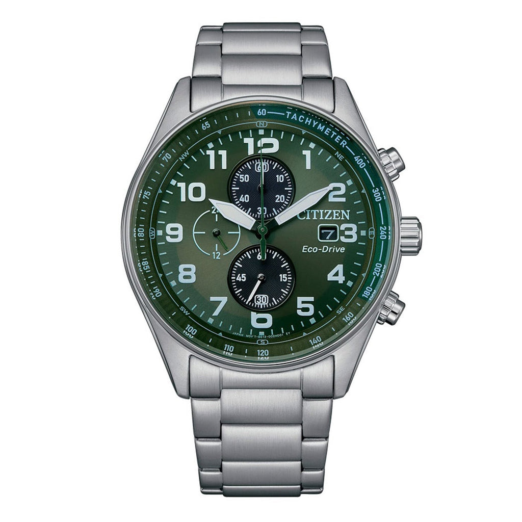Citizen Men's Watch Eco-Drive Urban Chrono Green