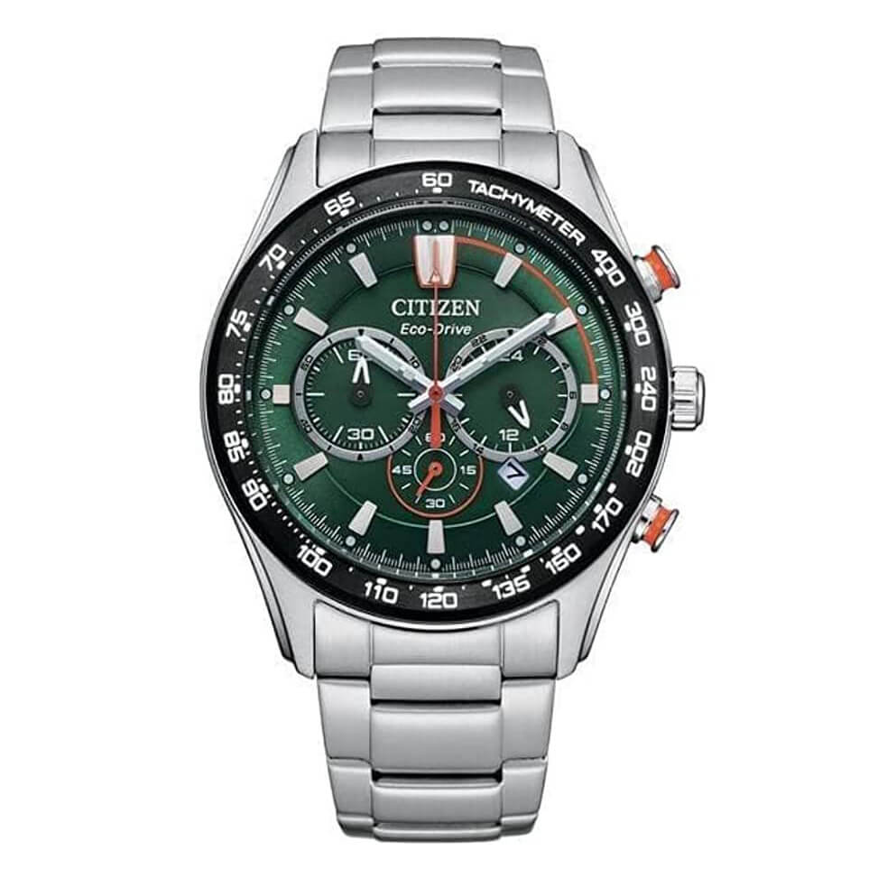 Citizen Men's Watch Eco-Drive Chrono Sport Green