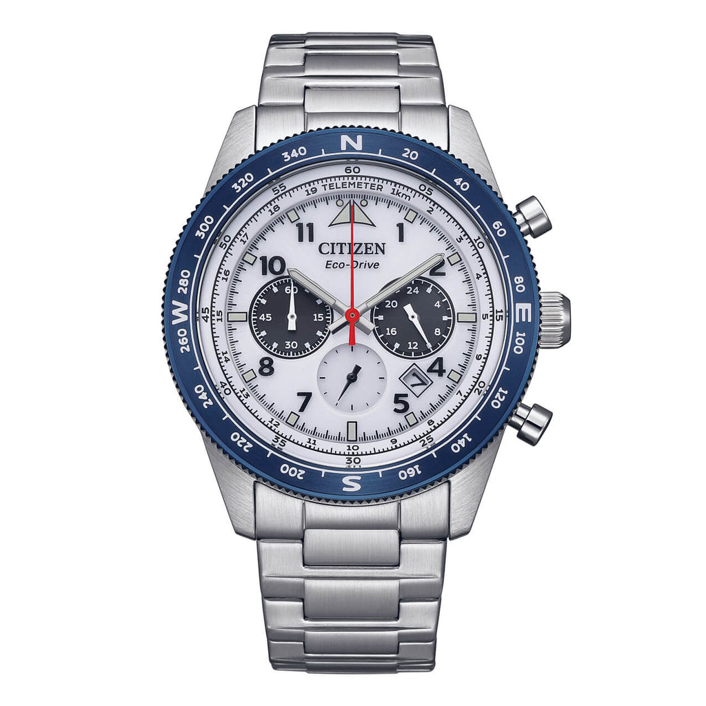 Citizen Men's Watch Eco-Drive Future Force Chrono White