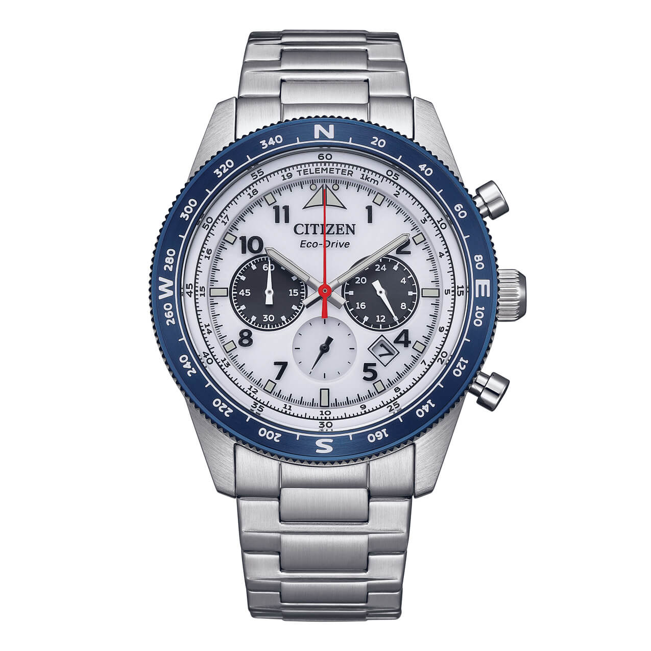 Citizen Men's Watch Eco-Drive Future Force Chrono White