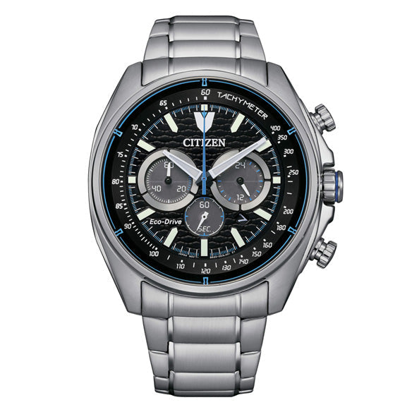 Citizen Men's Watch Eco-Drive Active Chrono Black Blue