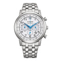 Citizen Men's 42mm Eco-Drive Chronograph Watch White
