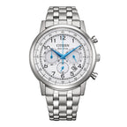 Citizen Men's 42mm Eco-Drive Chronograph Watch White