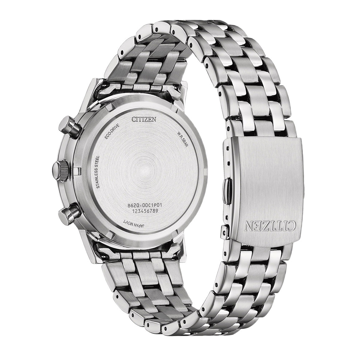 Citizen Men's 42mm Eco-Drive Chronograph Watch White
