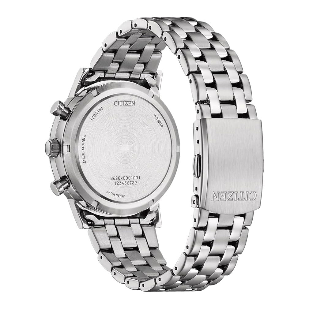 Citizen Men's 42mm Eco-Drive Chronograph Watch Black