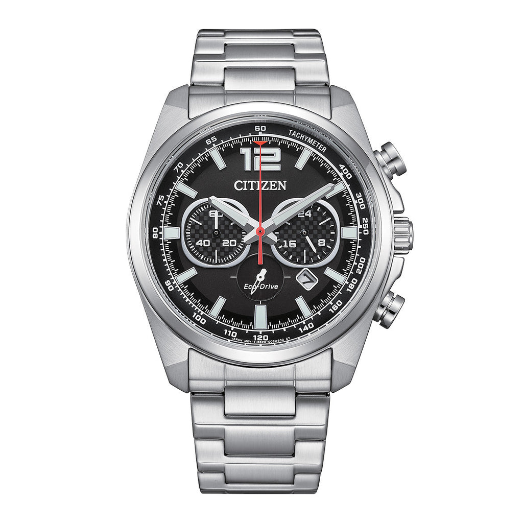 Citizen Men's 41mm Eco-Drive Chronograph Watch Black