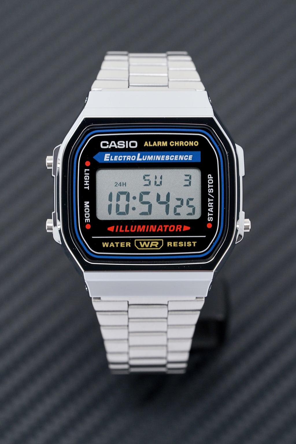 Casio Watch Digital Vintage Silver