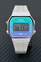 Casio Watch Digital Vintage Blue/Green