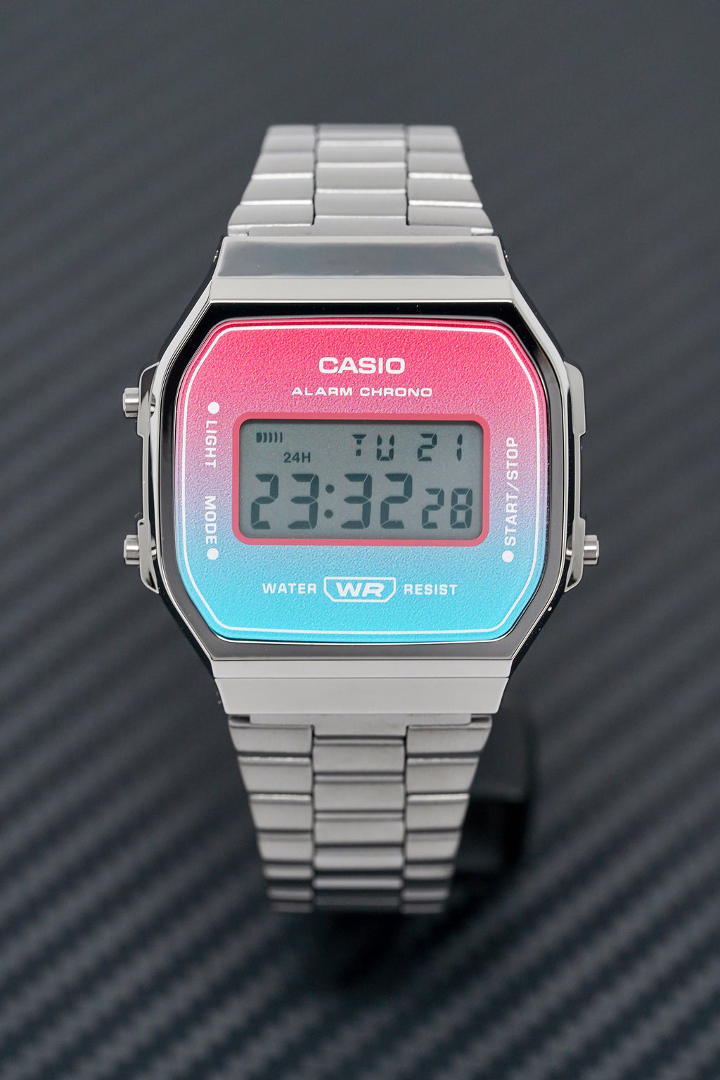 Casio Watch Digital Vintage Pink/Blue