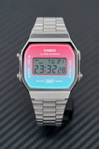 Casio Watch Digital Vintage Pink/Blue