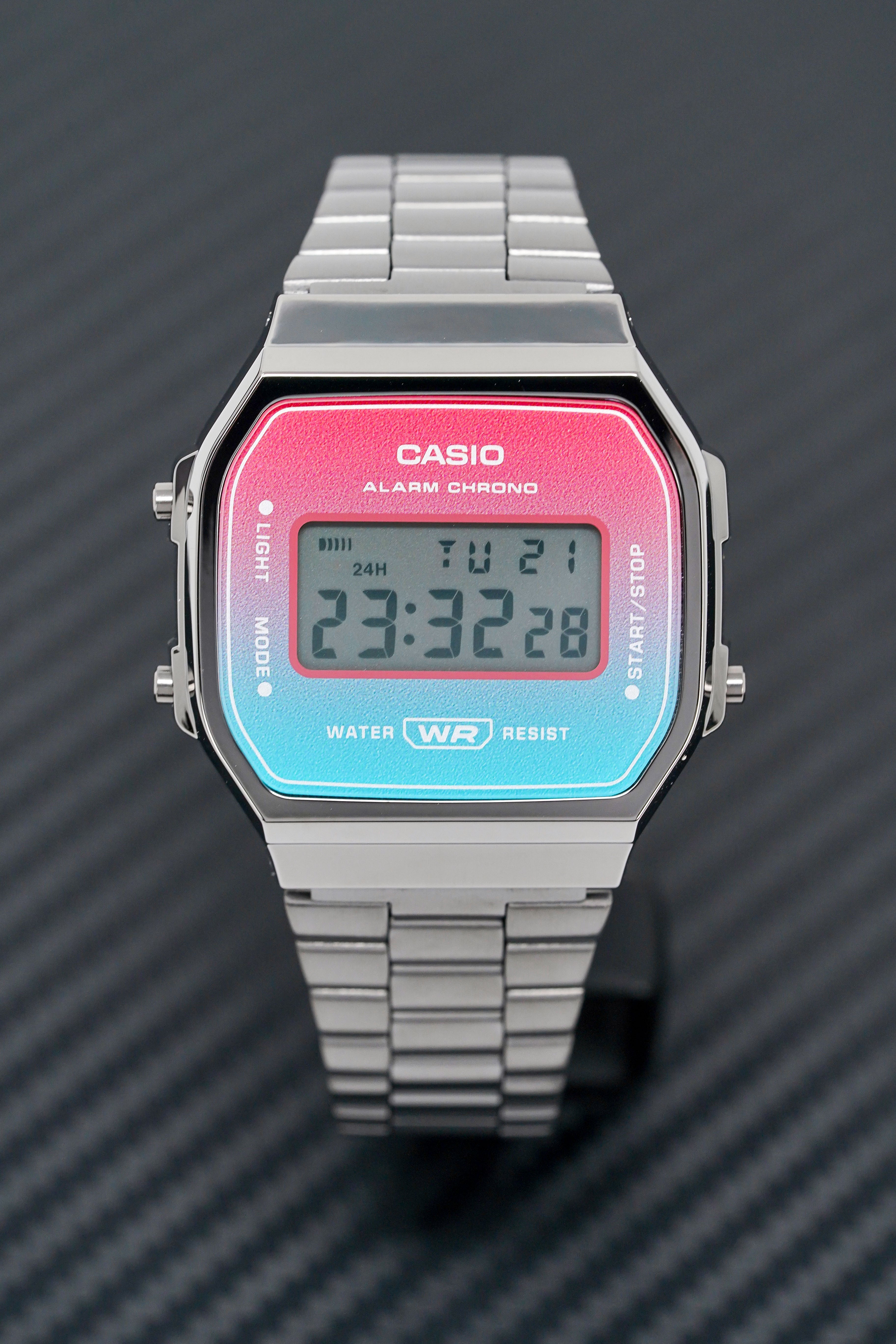 Casio Watch Digital Vintage Pink/Blue