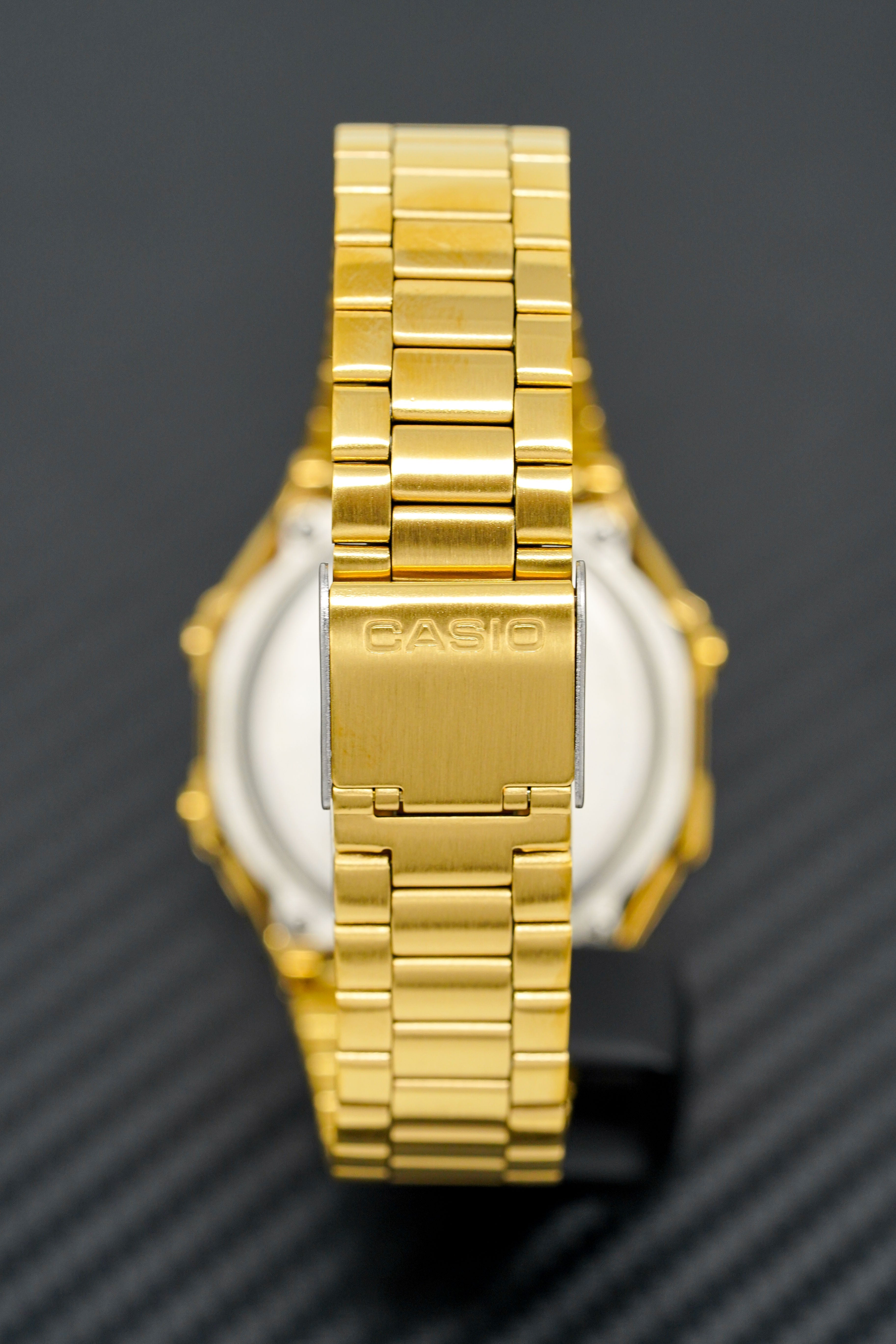 Casio Watch Digital Vintage Gold Pink/Purple