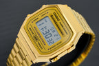 Casio Watch Digital Vintage Yellow Gold