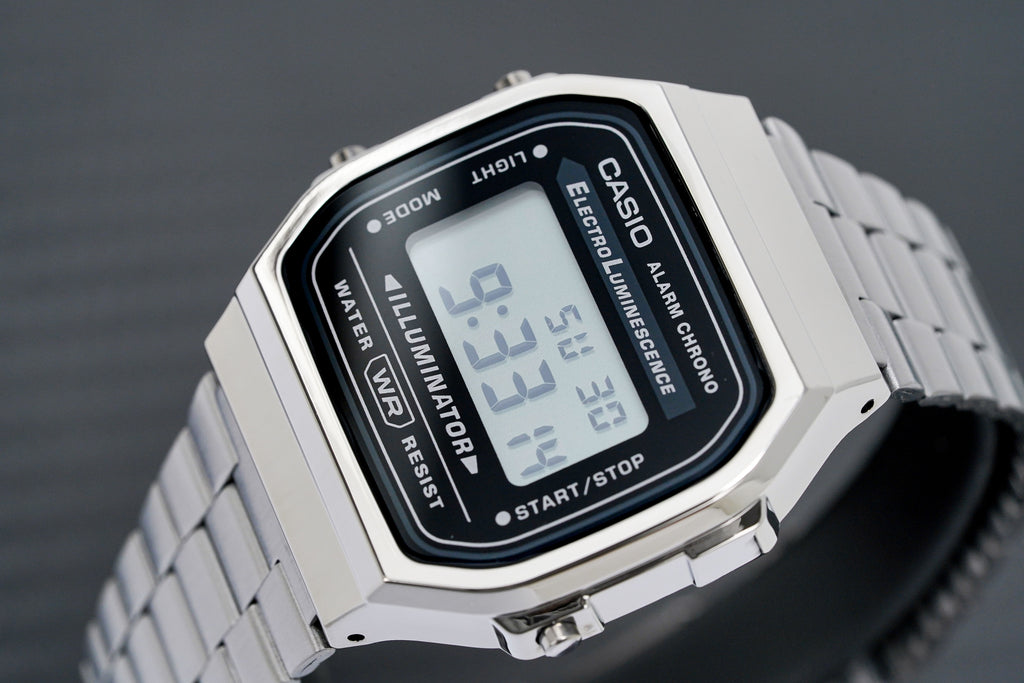 Casio Watch Digital Vintage Gunmetal Grey