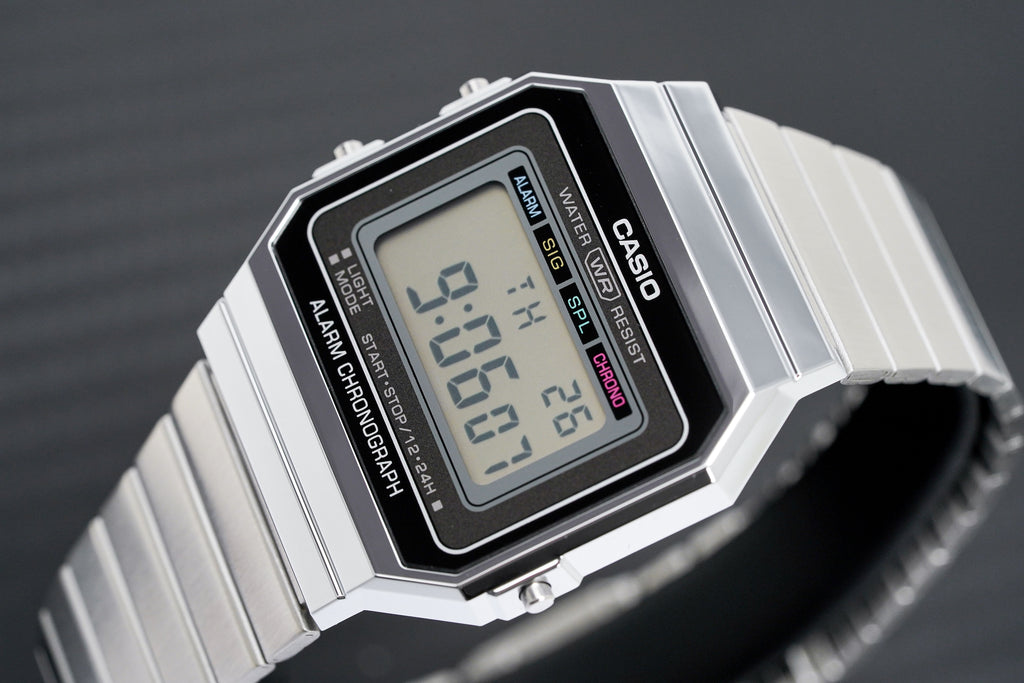 Casio Watch Digital Vintage Classic Flat Link