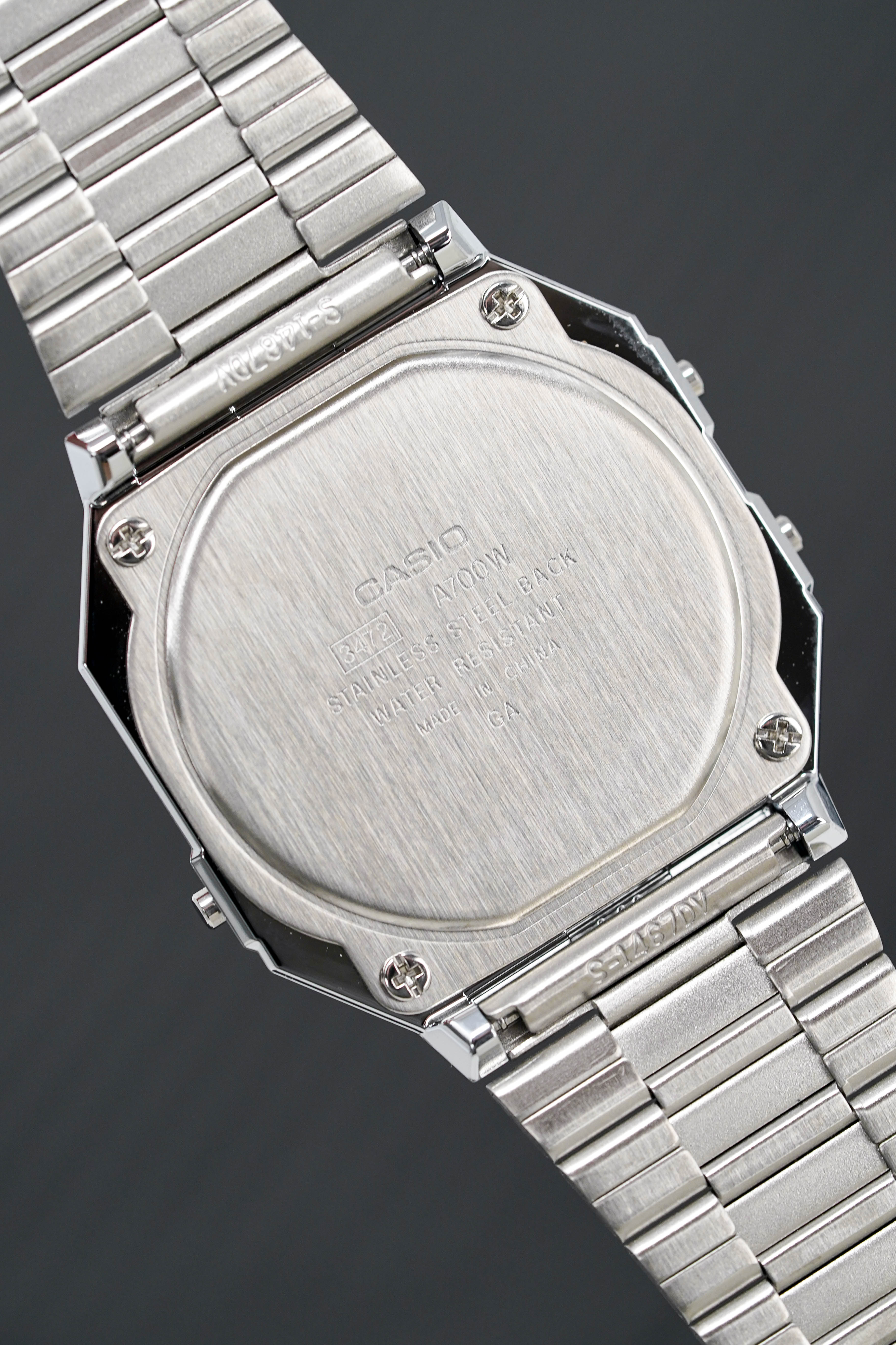 Casio Watch Digital Vintage Classic Flat Link