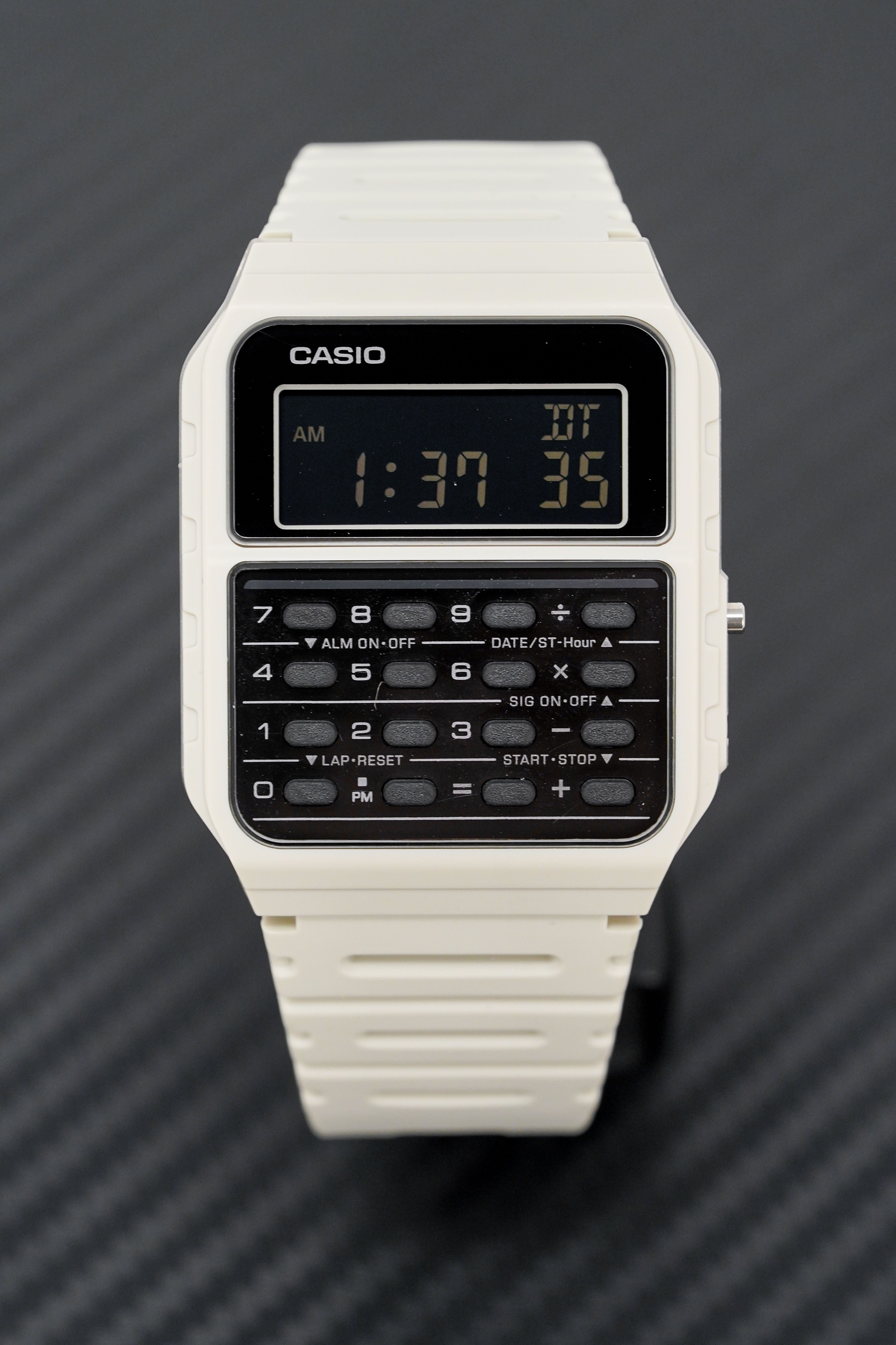 Casio Watch Data Bank Calculator White