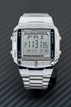 Casio Men's Watch Vintage Data Bank Digital Steel