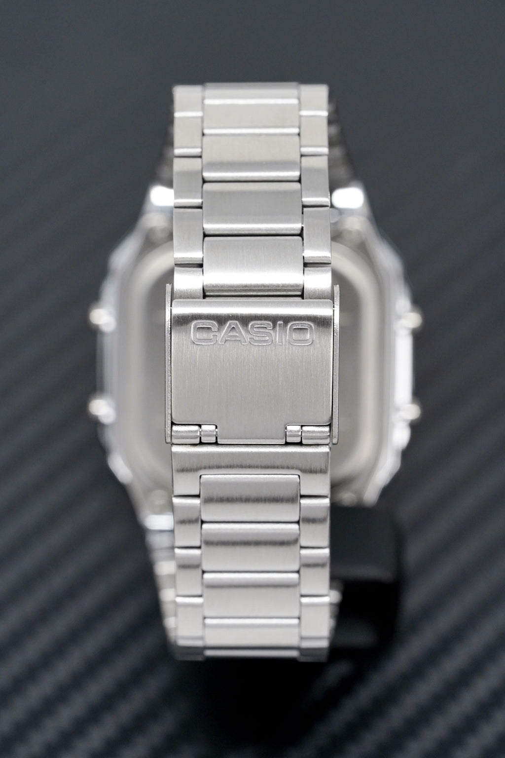 Casio Men's Watch Vintage Data Bank Digital Steel