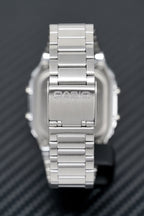 Casio Men's Watch Vintage Data Bank Digital Steel