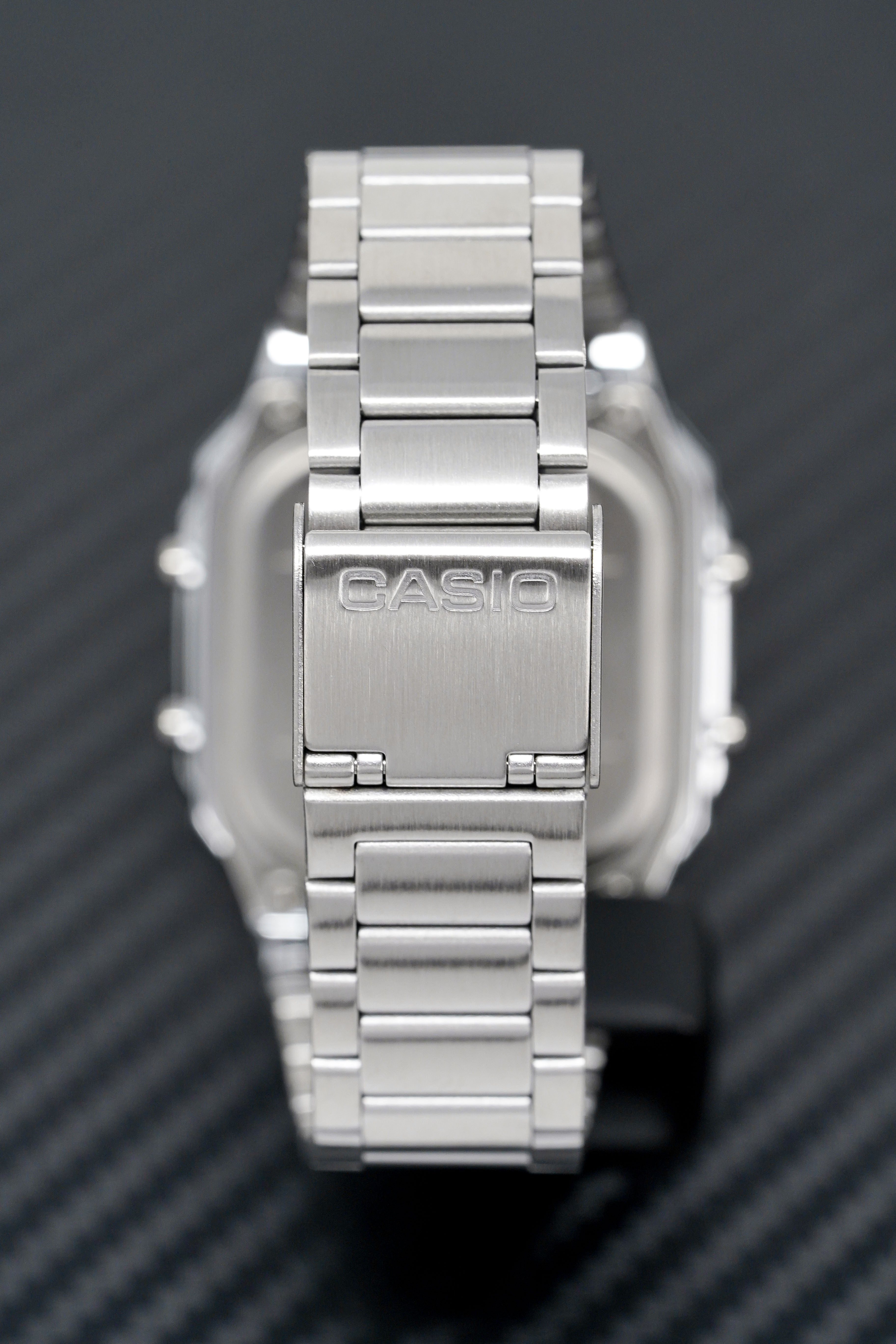 Casio Men's Watch Vintage Data Bank Digital Steel