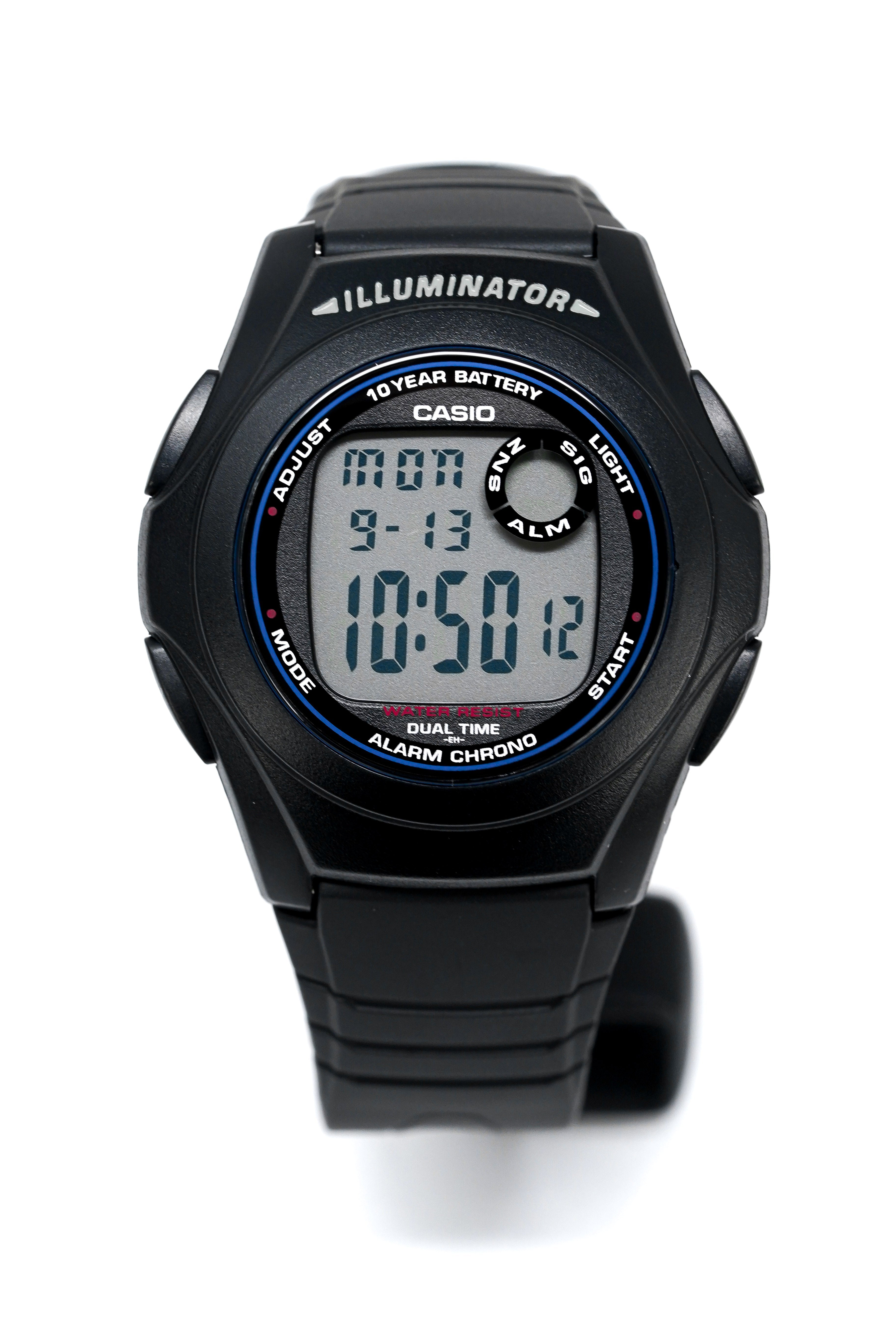 Casio Watch Youth Illuminator Digital Black
