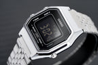 Casio Ladies Watch Digital Vintage Classic Jubilee Black