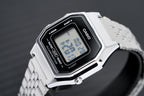 Casio Ladies Watch Digital Vintage Classic Jubilee Silver