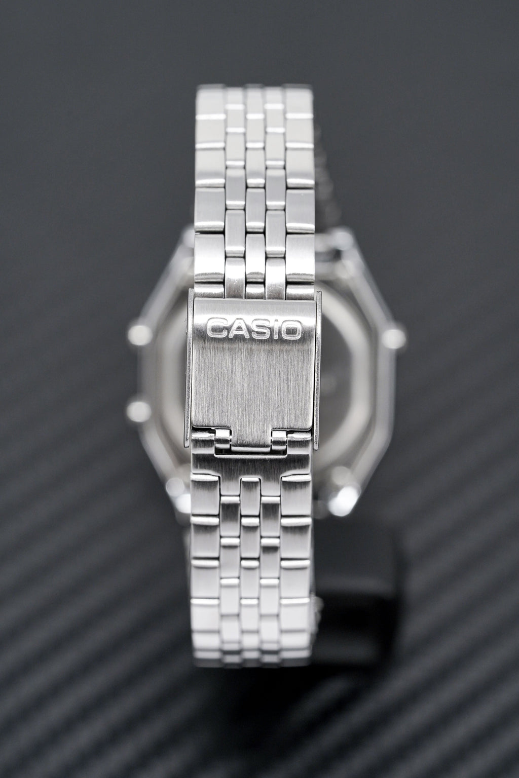 Casio Ladies Watch Digital Vintage Classic Jubilee Silver