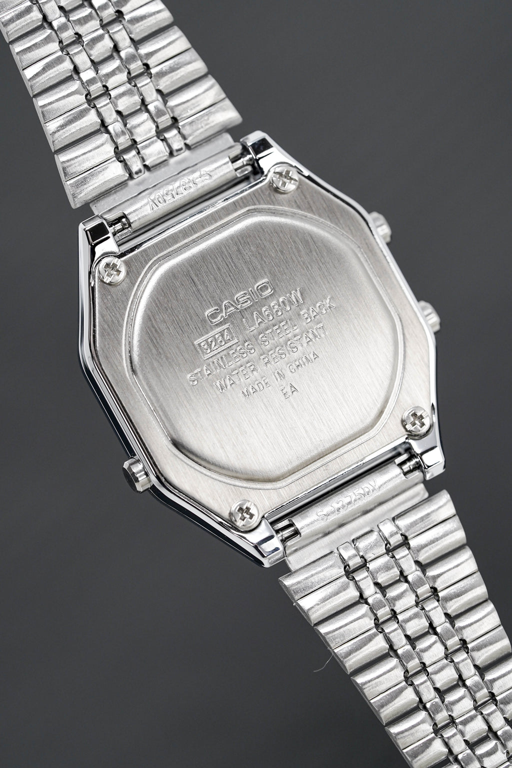Casio Ladies Watch Digital Vintage Classic Jubilee Silver