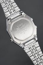 Casio Ladies Watch Digital Vintage Classic Jubilee Silver