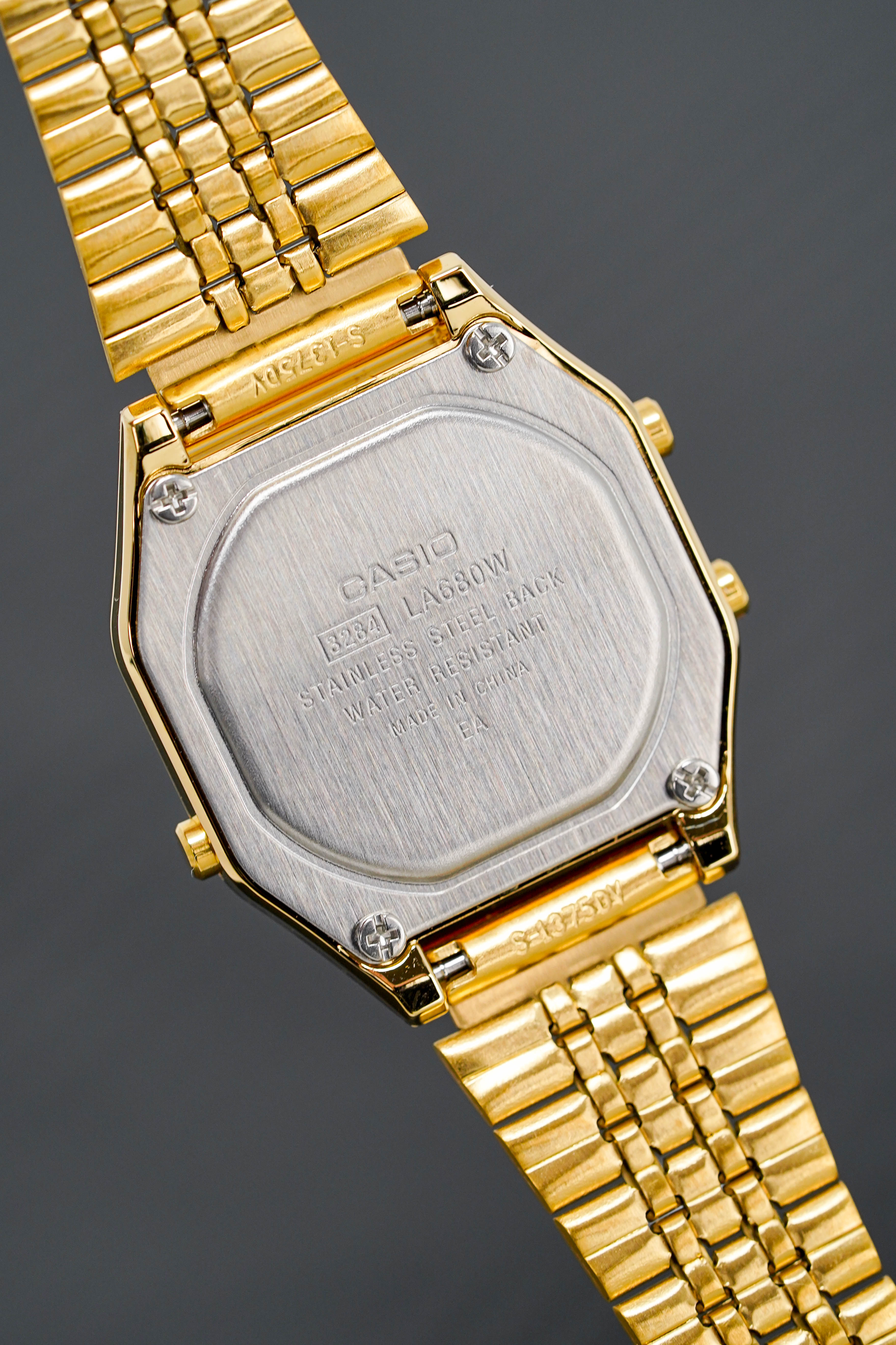 Casio Watch Digital Vintage Gold