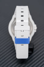 Casio Men's Diver Watch Analogue White/Blue