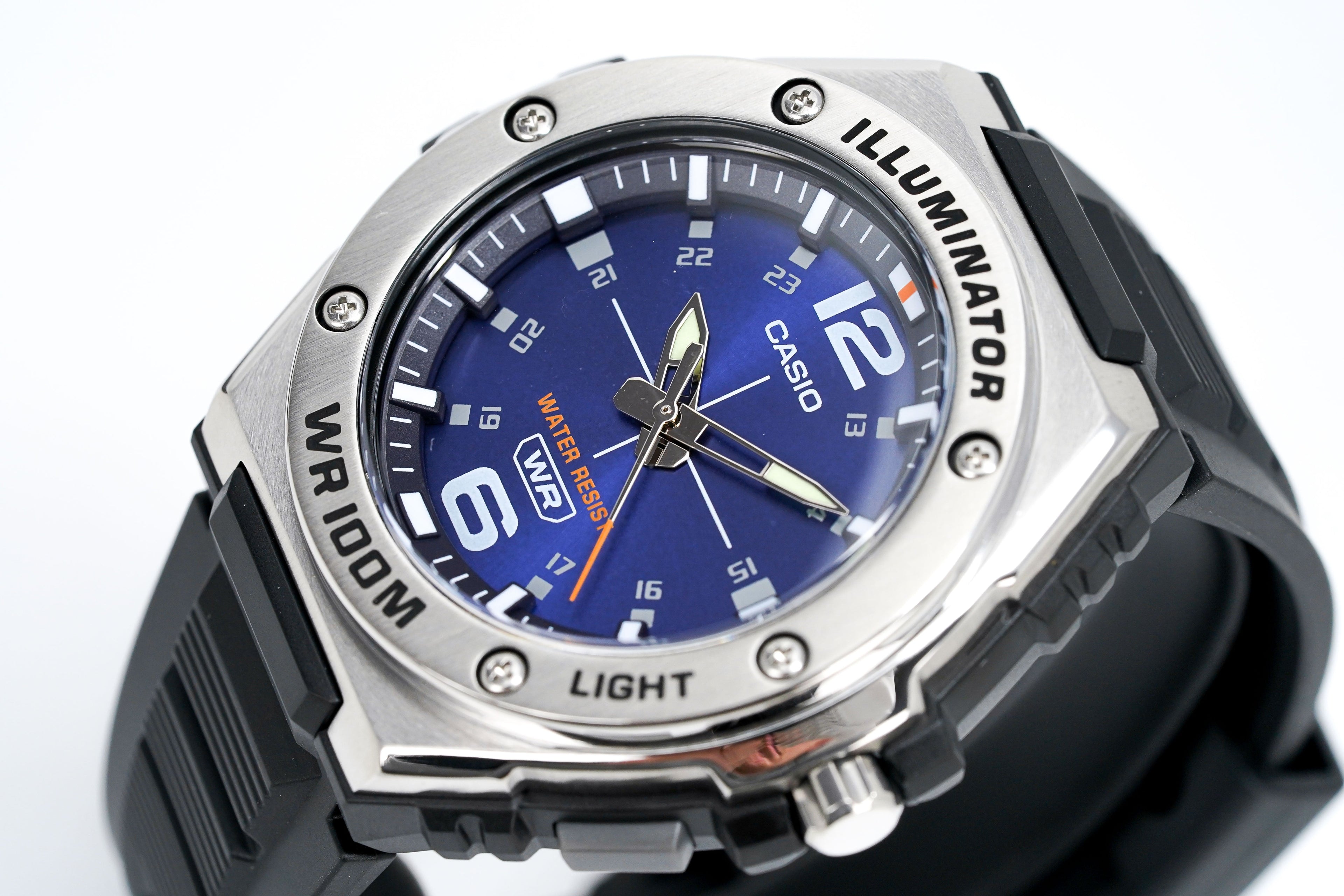 Casio Men's Watch Illuminator WR100M Blue