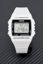 Casio Watch Alarm Chronograph Digital White