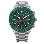 Citizen Men's Watch Eco-Drive Promaster Sky Radio Controlled Chrono Green