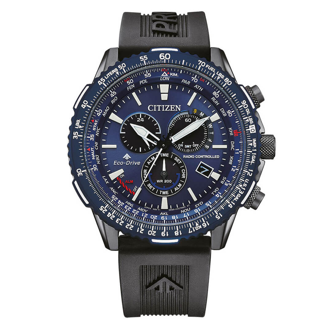 Citizen Men's Watch Eco-Drive Promaster Sky Radio Controlled Chrono Blue