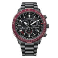 Citizen Men's Watch Eco-Drive Promaster Sky Radio Controlled Chrono Red