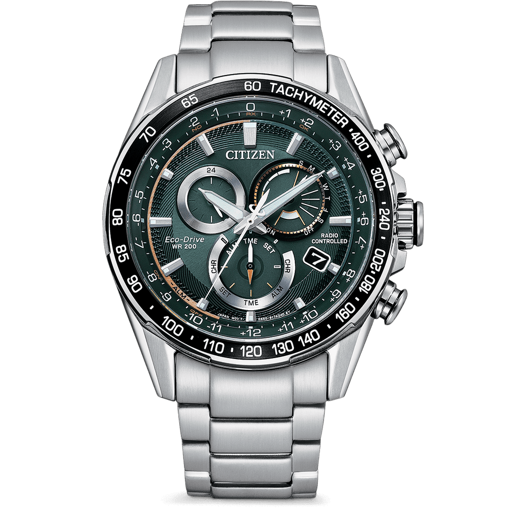 Citizen Eco-Drive Radio Controlled Green Men's Watch