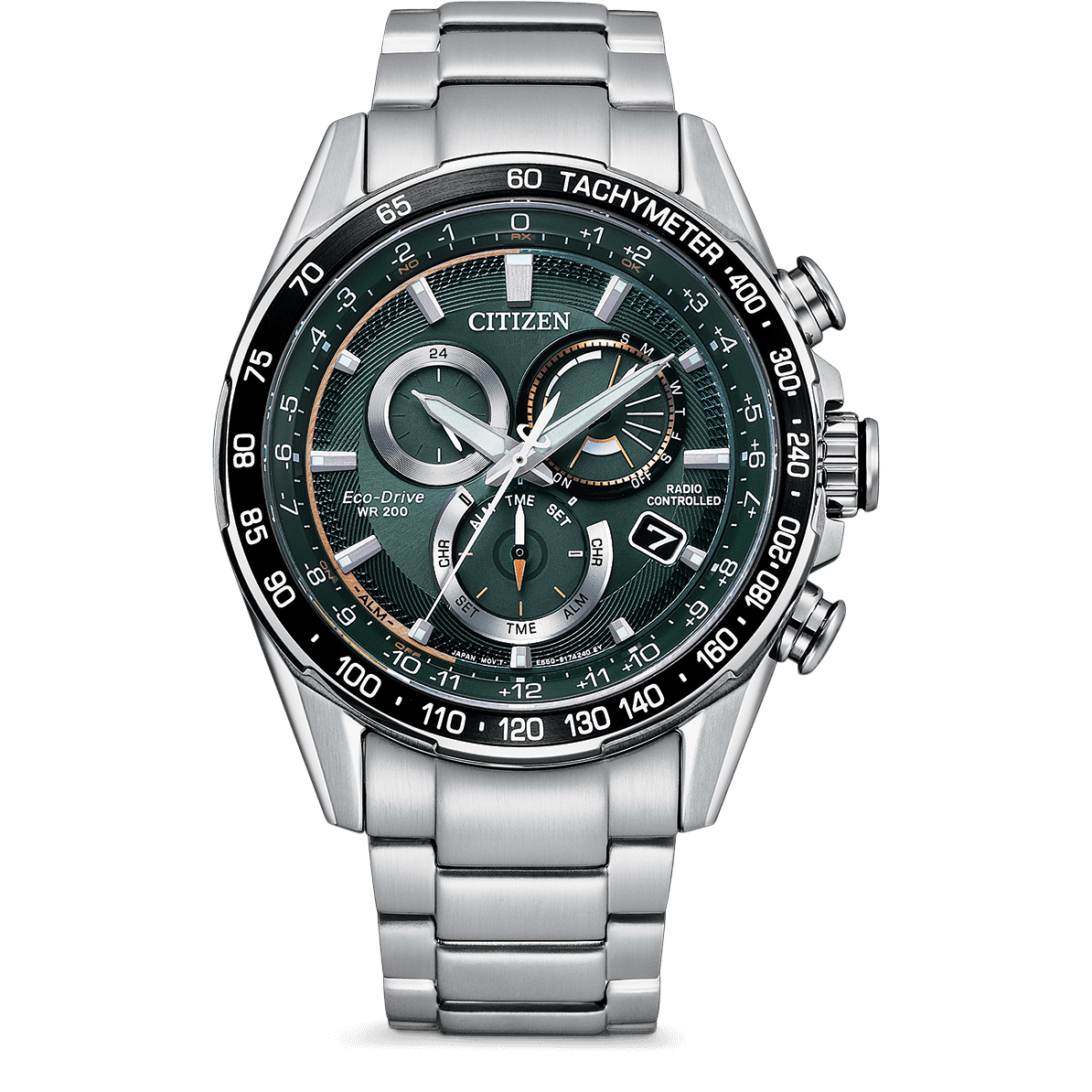 Citizen Eco-Drive Radio Controlled Green Men's Watch