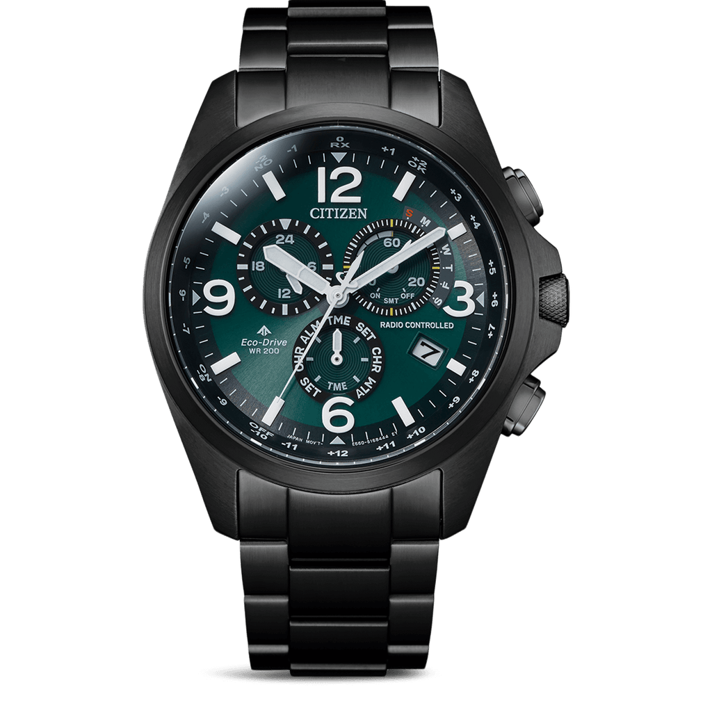 Citizen Eco-Drive Radio Controlled Green Men's Watch