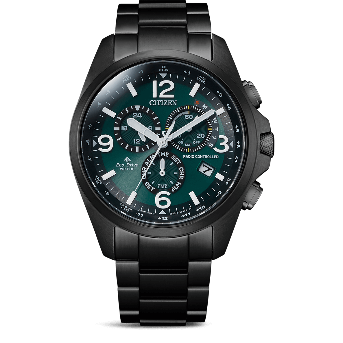 Citizen Eco-Drive Radio Controlled Green Men's Watch