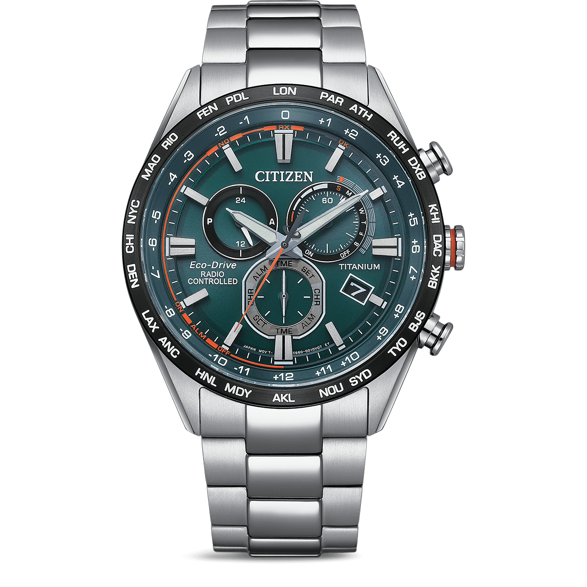Citizen Eco-Drive Radio Controlled Green Men's Watch