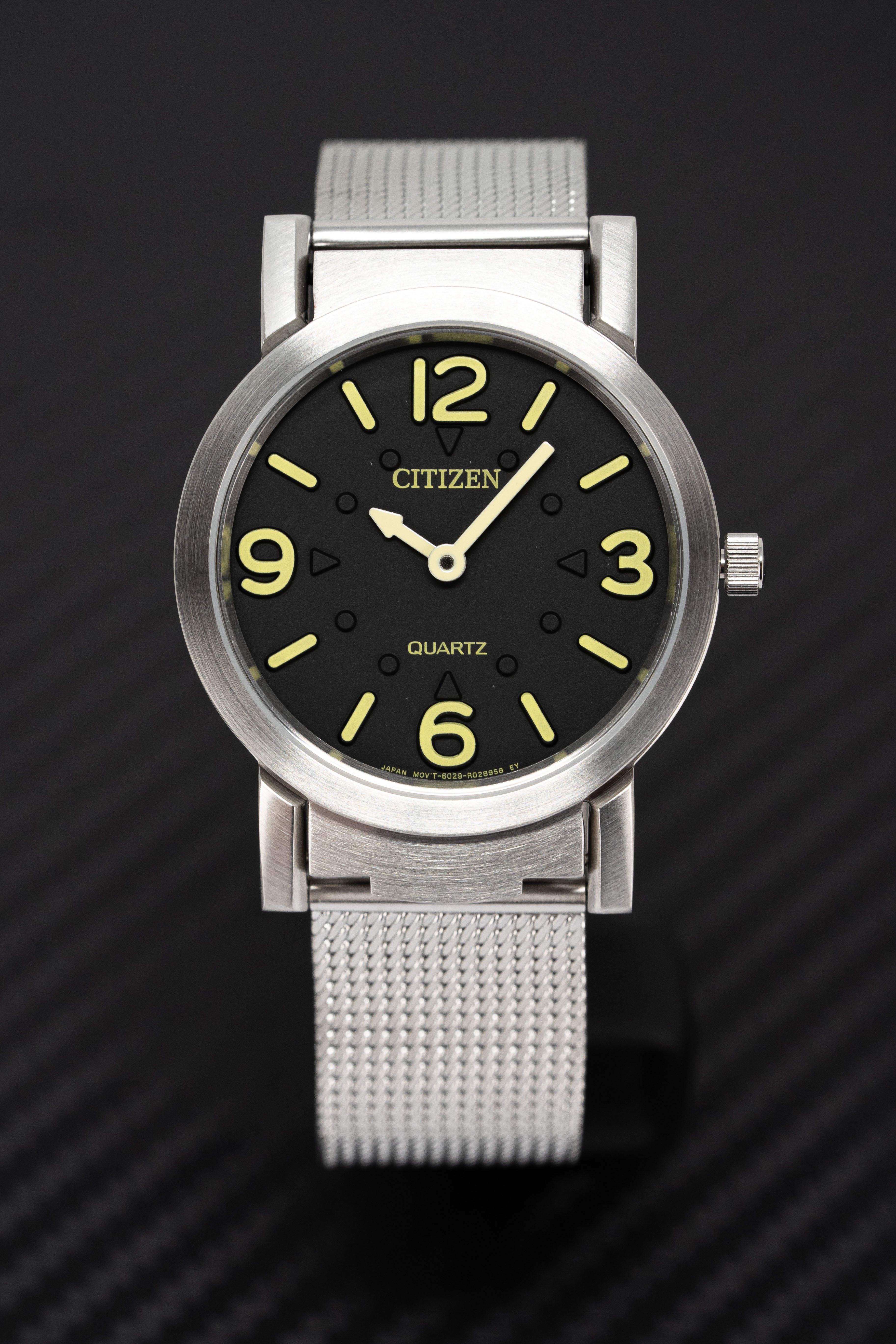 Citizen Elegance Visually Impaired Analogue Quartz Men's Watch