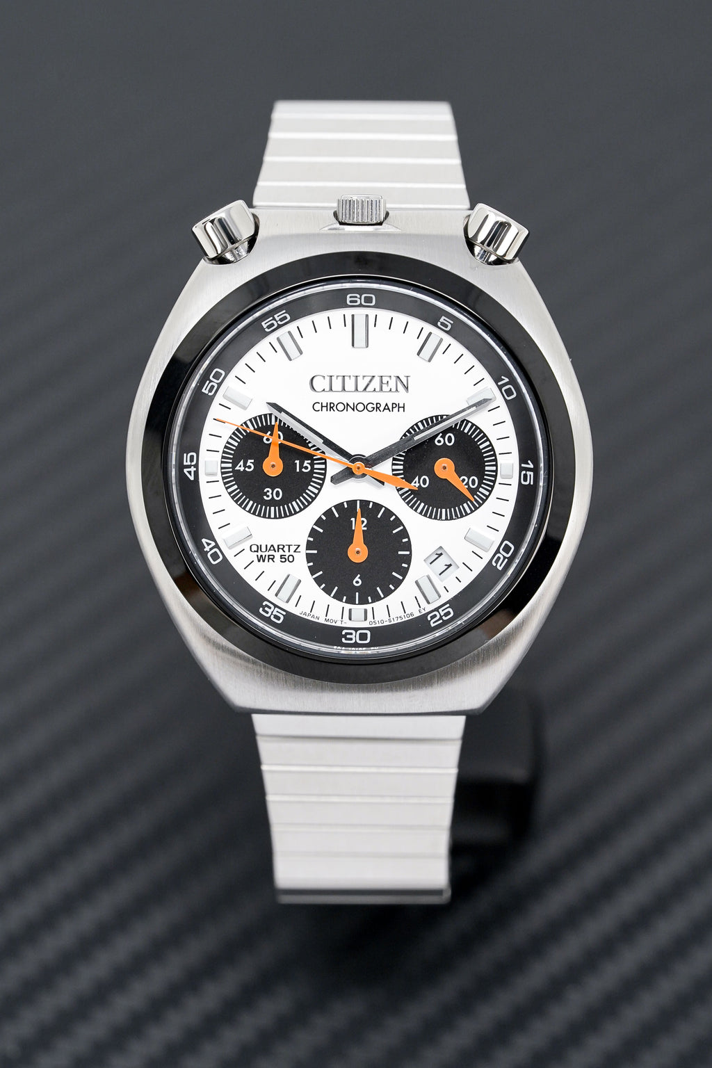 Citizen Men's Watch Chronograph Bullhead Tsuno Panda