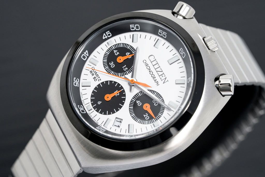 Citizen Men's Watch Chronograph Bullhead Tsuno Panda